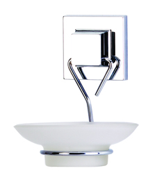 Мыльница подвесная TEKNO-TEL EF266 самоклеящаяся хром