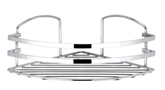 Полка в ванную TEKNO-TEL угловая LM007 1 ярус 24х24х17