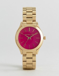 Золотистые часы Michael Kors Runway-Золотой