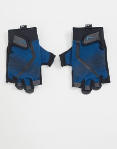 Синие мужские спортивные перчатки Nike Training-Синий