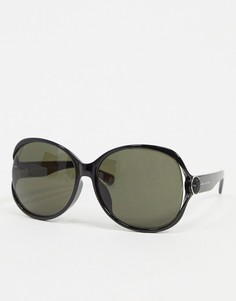 Солнцезащитные очки с крупными стеклами Marc Jacobs 90/F/S-Черный