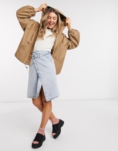Бежевая куртка Monki-Бежевый