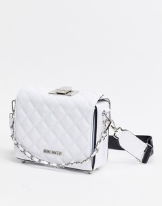 Белая стеганая сумка через плечо Steve Madden-Белый