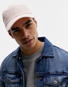 Розовая кепка из саржи Hollister-Розовый