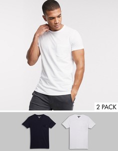 2 футболки с карманом French Connection-Белый