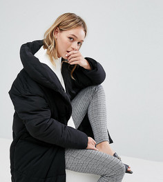 Свободное дутое пальто Monki-Черный