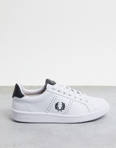 Кожаные кроссовки Fred Perry B721-Белый