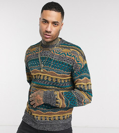 Фактурный джемпер с круглым вырезом ASOS DESIGN Tall-Мульти