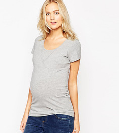 Футболка для кормления New Look Maternity-Серый