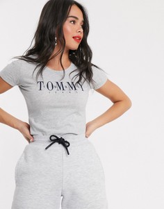 Футболка с логотипом Tommy Jeans-Серый