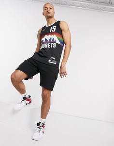 Черная майка с принтом Nike Basketball Denver Nuggets-Черный