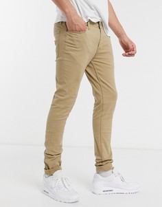Брюки скинни с 5 карманами Jack & Jones Intelligence-Светло-коричневый