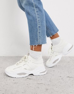 Белые кроссовки Steve Madden-Белый