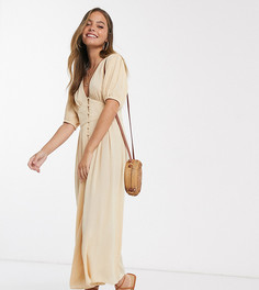 Чайный комбинезон с пышными рукавами ASOS DESIGN Petite-Мульти