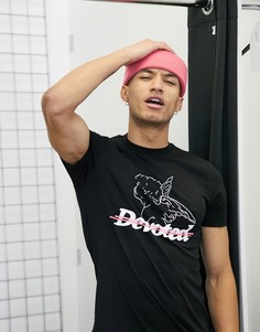 Футболка с принтом ASOS DESIGN-Черный