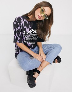 Футболка с комбинированным принтом ASOS DESIGN-Мульти