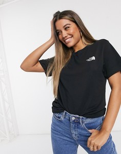 Черная футболка The North Face Simple Dome-Черный