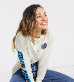 Кремовый лонгслив с принтом сердца Santa Cruz эксклюзивно для ASOS