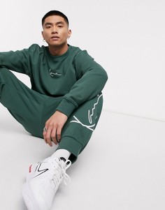 Зеленый свитшот Karl Kani Signature
