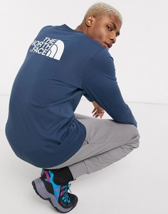 Темно-синий лонгслив The North Face