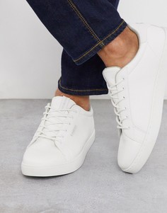 Белые кроссовки из искусственной кожи Jack & Jones-Белый