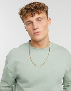 Зеленый свитшот с круглым вырезом New Look