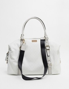 Белая сумка с логотипом River Island-Серый
