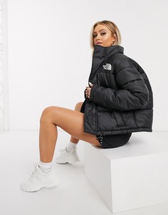 Черный пуховик The North Face