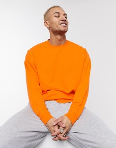 Легкий оранжевый oversize-свитшот ASOS DESIGN