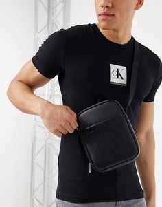 Небольшая сумка с внешним карманом Calvin Klein flex 2-Черный