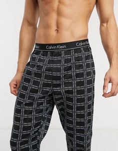 Штаны для дома с логотипом Calvin Klein-Черный