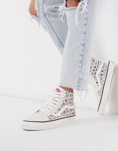 Белые кроссовки Vans SK8-Hi 38 DX Panda-Мульти