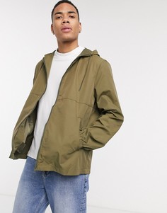 Складывающаяся ветровка цвета хаки ASOS DESIGN-Зеленый