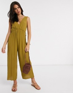 Комбинезон с затягивающимся шнурком на талии ASOS DESIGN-Мульти