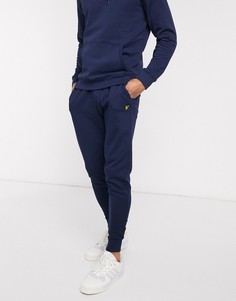 Темно-синие джоггеры скинни Lyle & Scott-Темно-синий