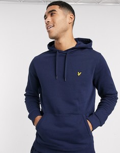 Худи темно-синего цвета Lyle & Scott-Темно-синий