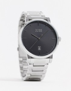 Серебристые часы-браслет BOSS 1513792-Серебряный