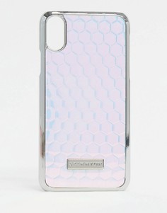 Чехол для iPhone X/XS с отделкой в виде улея Skinnydip-Серебряный