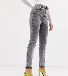 Черные узкие джинсы в винтажном стиле с завышенной талией ASOS DESIGN Tall Farleigh-Черный