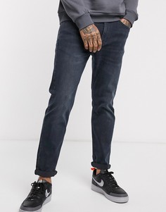 Темные зауженные стретчевые джинсы Levis Youth 502-Синий Levis®