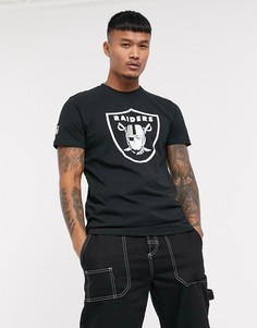 Черная футболка с логотипом New Era NFL Las Vegas Raiders-Черный