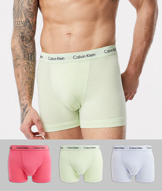 Набор из 3 эластичных хлопковых боксеров-брифов Calvin Klein-Мульти