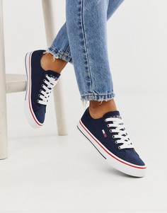 Темно-синие низкие кеды Tommy Jeans-Темно-синий