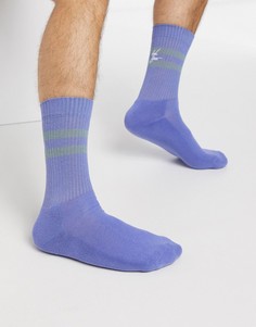 Фиолетовые спортивные носки с принтом "dark future" ASOS DESIGN-Фиолетовый