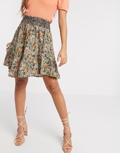 Мини-юбка с цветочным принтом Y.A.S-Мульти