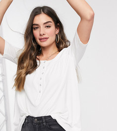 Белый свободный топ с дизайном для кормления грудью Mamalicious Maternity Mama.Licious