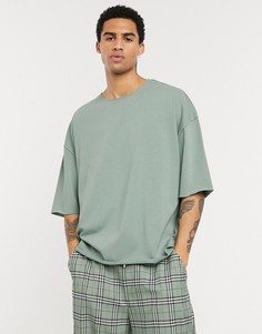 Зеленая oversized-футболка ASOS DESIGN-Зеленый