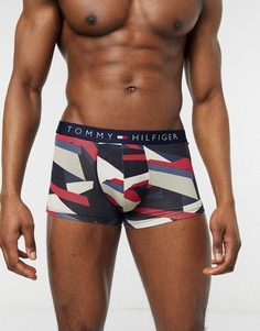Боксеры-брифы с абстрактным принтом Tommy Hilfiger-Красный