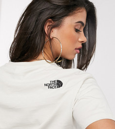 Кремовая короткая футболка The North Face Fine эксклюзивно для ASOS-Кремовый