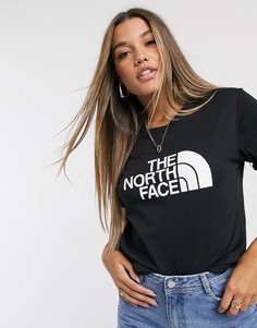 Черная футболка с принтом The North Face-Черный